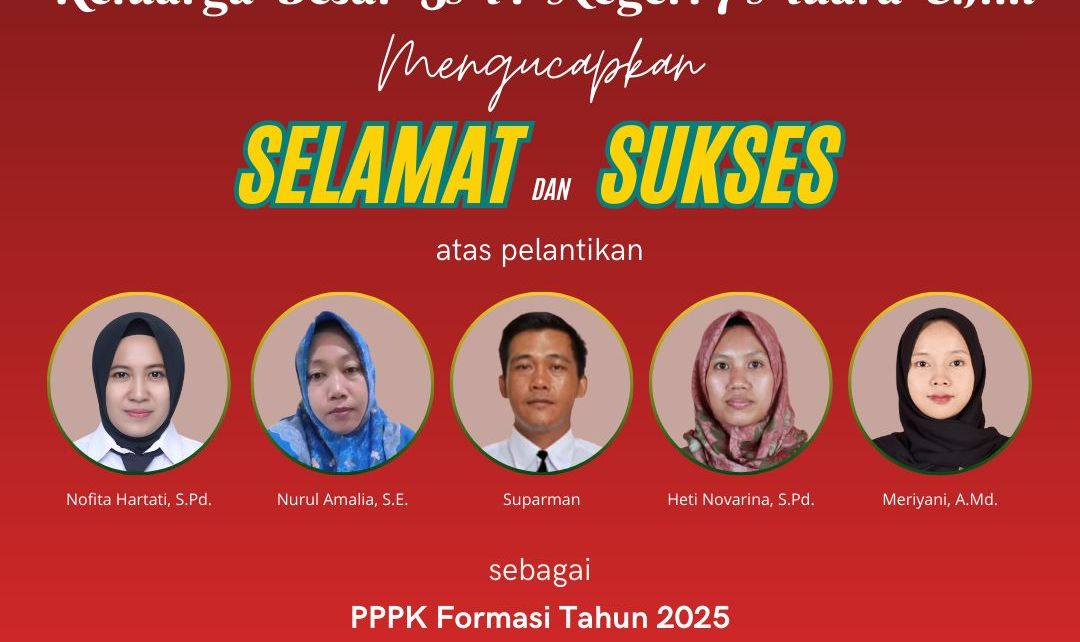 Ucapan Selamat Pelantikan PPPK 2025 SMPN 7 Muara Enim